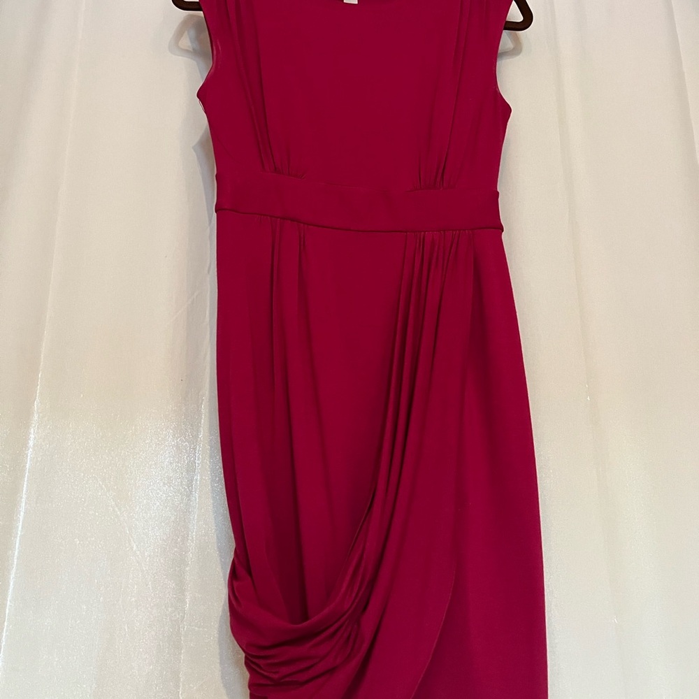 Betsey Johnson Magenta Asymmetrical Dress